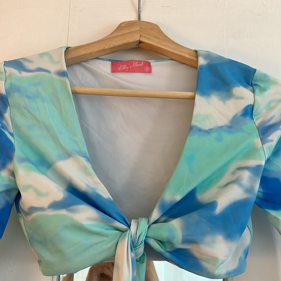 Tie dye long sleeve bikini - Picture 3 of 8